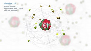 Atom Chlorine 17 Electrons Infinite Orbital Stock Footage Video (100% Royalty-free) 1101534531 | Shutterstock