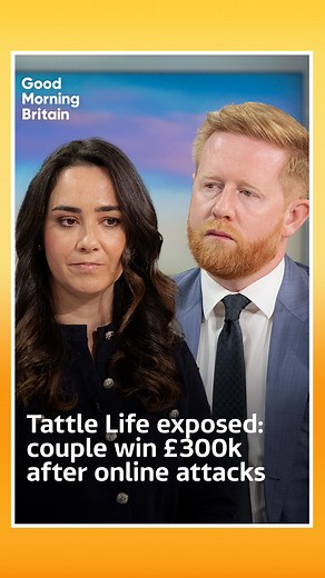 Neil and Donna Sands speak in their first TV interview after winning £300k in damages from 'Tattle Life' after facing anonymous harassment. | Good Morning Britain