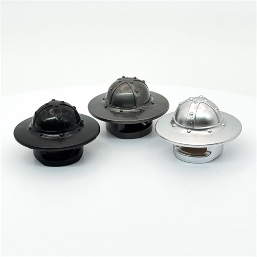 Medieval Knight Kettle Helmets – Compatible Minifigure Accessories (5 Pack) - Etsy