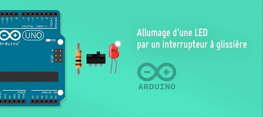 TUTO Arduino : allumage d'une LED par un Interrupteur à glissière sur Tuto.com