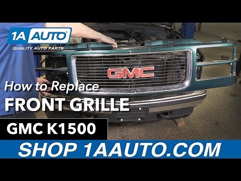 How to Replace Front Grille 94-98 GMC K1500