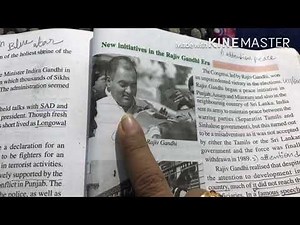 New initiative in the Rajiv Gandhi Era- Emerging political trends1977-2000(part-4)10th class AP&TS