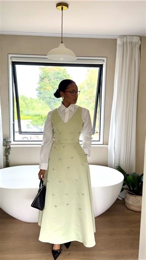 Styleinlagos | Women Clothing Boutique in Nigeria on Instagram: "What’s your favorite 1,2 or 3 ? ☺️ Evelyn Dress - N199,000 Exceptional quality, refined finishing and a timeless fit."