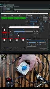 #shorts SimHub compatible STM32F103C8T6 based 3DOF motion controller 4 axis up to 500 mm/s Demo