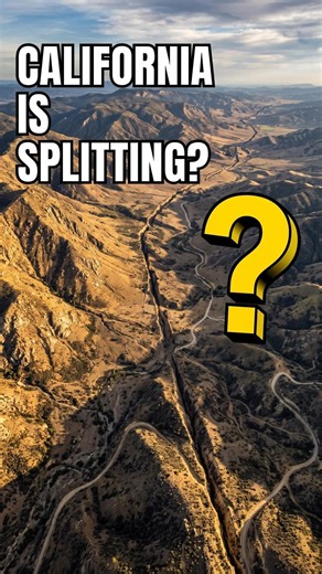 Why the ground in California never stops moving 📍 #SanAndreasFault #Geology