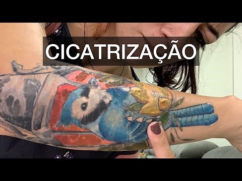 Cicatrização da Tattoo - parte 1