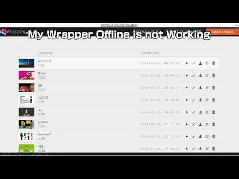 My Wrapper Offline is not working at all