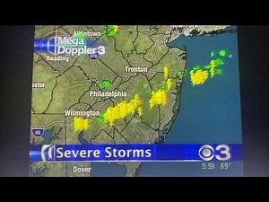 KYW CBS 3 Eyewitness News at 6pm open August 5, 2005