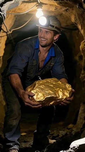 Miner's Pickaxe Strikes Life-Changing Gold! Watch Him Move from Leaky Shack to Dream Home