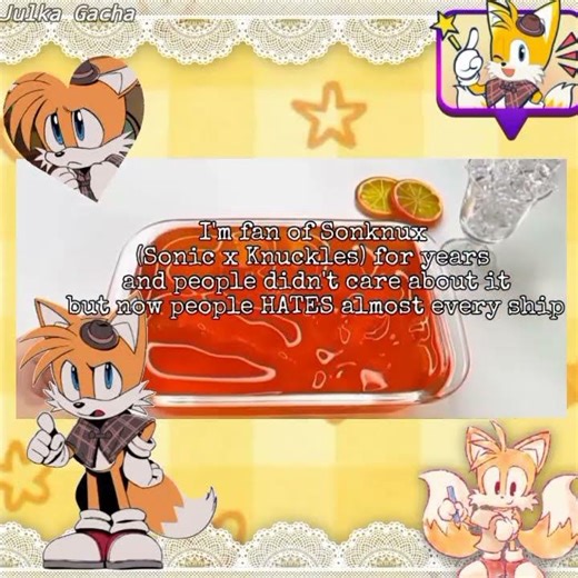 Why Sonic fandom hates harmless ships so much nowadays💔