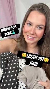 Kläder för 30kr!!!😱 Lager 157 haul🛍️ #yt #haul #ytshorts #shorts #clothing #clothinghaul #kläder
