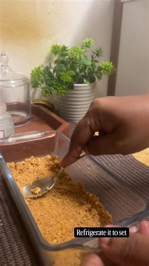 Saudi talez | Day 40/50 • Easy Cheesecake Recipe 🍰✨ Today’s quick and simple cheesecake! First, I crushed some biscuits, mixed them with melted butter,... | Instagram