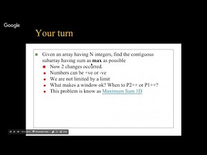 Two pointers technique (Arabic)