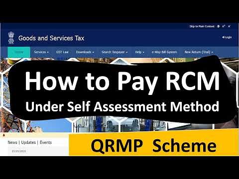 How to pay RCM in GST Under QRMP Scheme on GST portal