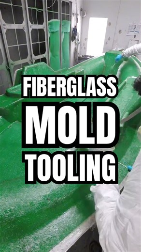 FIBERGLASS MOLD TOOLING #carbonfiber #engineering #fiberglass