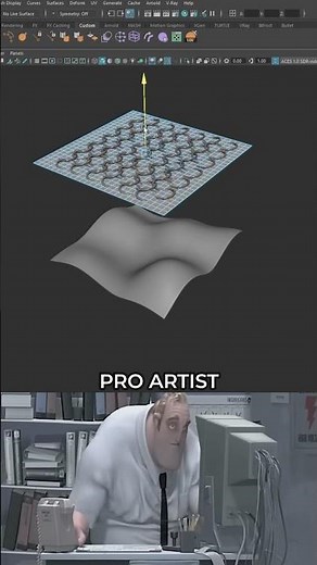 Noob VS pro artist 3D #maya