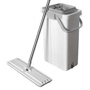 [Hot Item] Mcrofiber Squeeze Flat Mop with Bucket Set