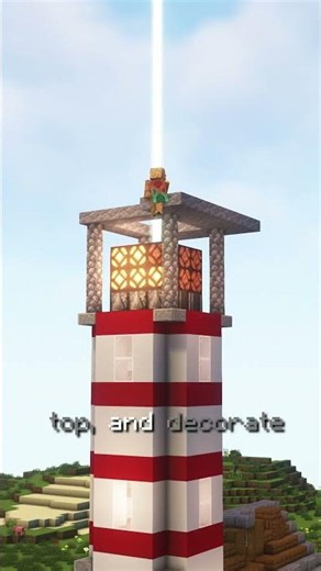 The Simplest Working Beacon Lighthouse in Minecraft