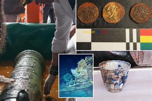 Scientists recover massive treasure potentially worth billions from 300-year-old Spanish shipwreck