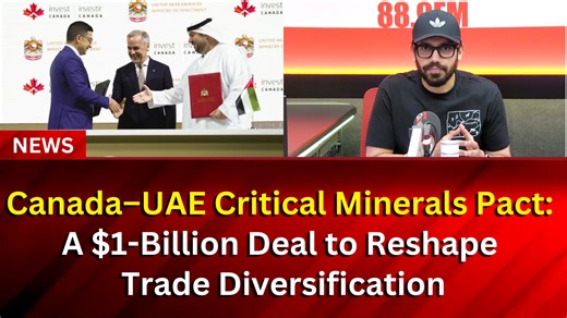Canada–UAE Critical Minerals Pact: A $1-Billion Deal to Reshape Trade Diversification 1.. Canada–UAE Critical Minerals Pact: A $1-Billion Deal to Reshape Trade Diversification 2.. Finch West LRT to Open on December 7 — Sources 3.. JD Vance Claims Immigration Is Behind Canada’s “Stagnating” Living Standards 4.. Trump and Mamdani Strike a Positive Tone After “Productive” White House Meeting 5.. Australia’s Under-16 Social Media Ban: The World’s First Attempt to Disconnect Kids from Big Tech Report