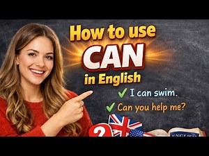 How to Use “Can” in English | Easy Grammar Lesson📘