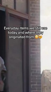 7.5K views · 218 reactions | Everyday items we still use today and where they originated from 勞 #history #historyfacts #items #howitwasmade #interesting #origins dose.history | dose.history | Facebook