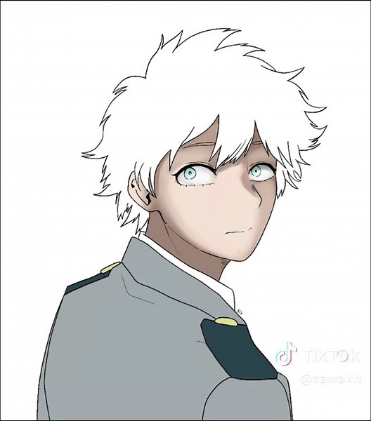 Speedpaint of Touya Todoroki from My Hero Academia