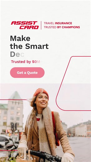 Make the smart play with travel insurance trusted by champions, starting at just $5/day. Get a quote now. | ASSIST CARD | Facebook