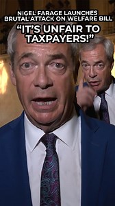 384K views · 12K reactions | Reform UK leader Nigel Farage slams the recently passed welfare bill, calling it a reckless move that punishes hardworking taxpayers. "It's unfair to taxpayers and it's bankrupting our country, " he declared. #Farage #NigelFarage #Reform #ReformUK #GBNews | GB News | Facebook