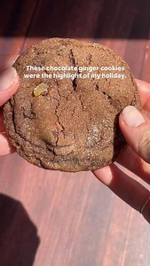 Man I love these! Double chocolate ginger cookies are incredibly delicious. Please make them. The recipe is on my site. #chocolatecookies #gingercookies | Scientifically Sweet