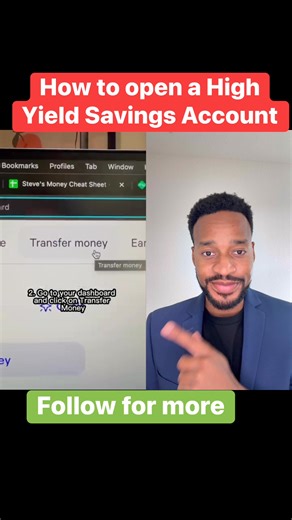 45K views · 451 reactions | This is a step by step tutorial on how to open a high yield savings account.  Follow for more  #financialplanning #finance #personalfinance #financialfreedom #dividends #banks | Finance SIMPLIfied | Facebook