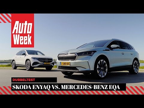 Skoda Enyaq vs. Mercedes-Benz EQA - Double test - English subtitles