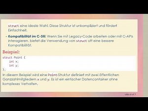Verständnis, wann man in C+ + eine class vs. eine struct verwendet