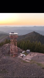 Flew the drone around last night #firelookout | Chris Thompson