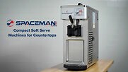 Spaceman Countertop Soft Serve Machines Video | WebstaurantStore