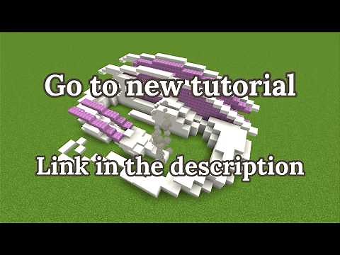 How to build a baby Dragon [Go to new tutorial] Minecraft