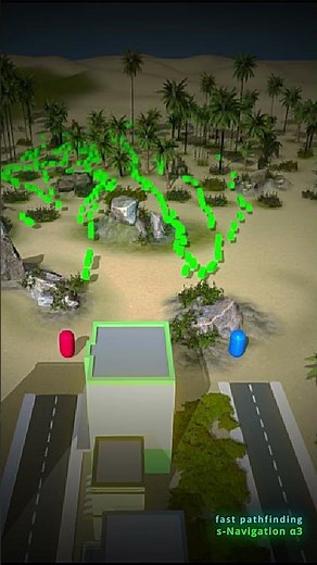 Multi-target dynamic pathfinding for Unity