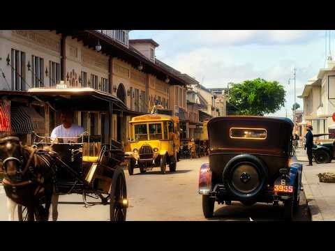 Bandoeng in 1927 | Het Parijs van Java in Kleur (4K Restored)