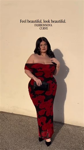 by FashionNova on Instagram: "Prioritizing myself and creating my dream wardrobe ❤️⁠ ⁠ - Savannah Roses Mesh Maxi Dress"