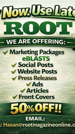 📢📢📢Calling All Indie Artists 📢📢📢 Root Magazine is doing a Pop Up Special just for you! BMI, Stellars, Doves are all coming up so now is your time to invest in your brand at a fraction of the cost! You have until COB tomorrow!! The ⏰ is ticking…. Get ROOTED NOW!! #rootmagazine #rootcertified #advertise @highlight | Root Magazine