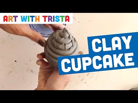 Clay Cupcake Step By Step Clay Art Tutorial - Art With Trista