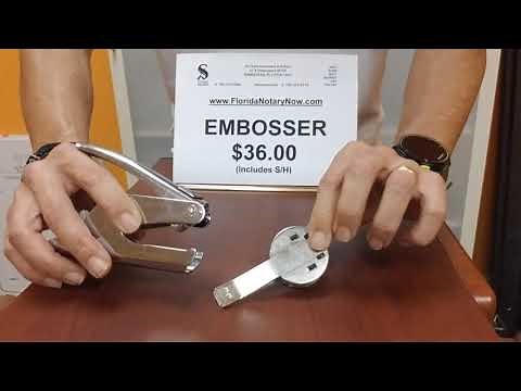 Notary Embosser tutorial