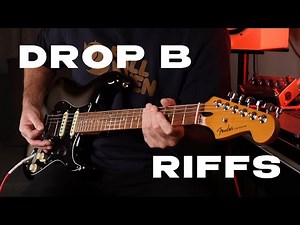 Drop B Stratocaster riffs