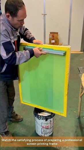 Screen Printing Frame Preparation