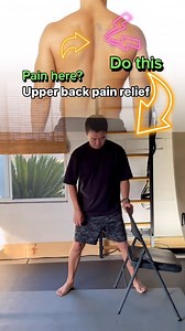 Mid scapular or upper back pain relief. Sometimes it just needs a little stretch. Nothing too crazy here, just grab a chair and lean to the side🙌 #upperbackpain #scapular #thoracicmobility | Dr. Jacob