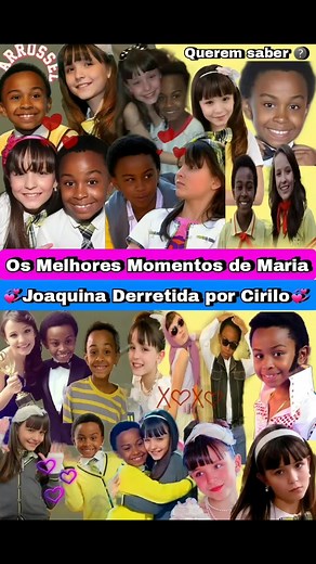 Momentos Fofos de Maria Joaquina e Cirilo em Carrossel