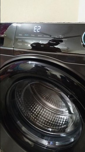 Haier front load washing machine E2 Error Code.How to slove Haier E2 Error Code.#haier