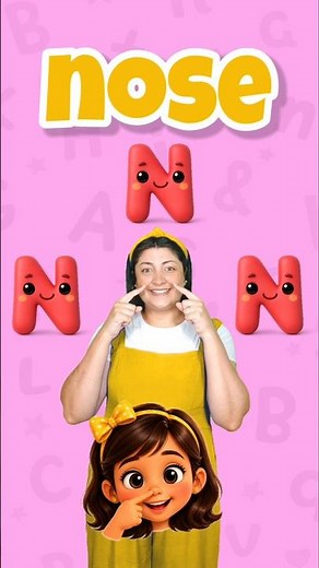 Letter N Song 👃 #alphabet #learning #english #kidssongs #nurseryrhymes #phonicsong