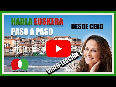 [🙋🙋‍♂️] APRENDE a PRESENTARTE en EUSKERA [🗣️] Lección 1/24