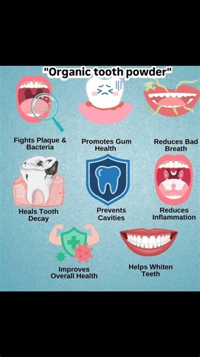 #organic tooth powder # no chemicals #only natural Ingredients 13...so #naturaltoothpaste #eco dent🦷
